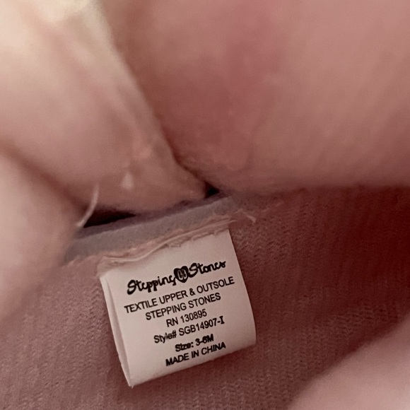 Stepping Stones Fuzzy Pink Booties - Picture 4 of 5